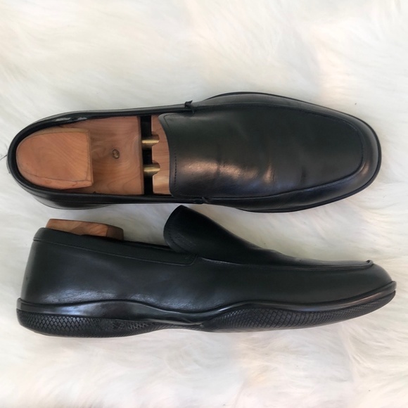 PRADA Men's Sz. 9 Loafers w/COA - Picture 1 of 9